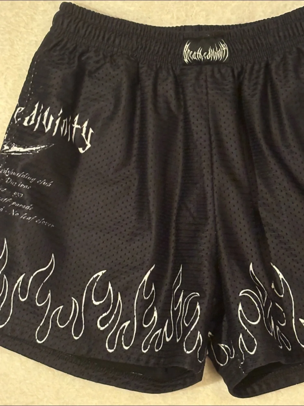Breathe Divinity War Ensemble Mesh Bodybuilding Medium Shorts